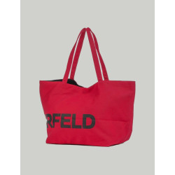BOLSO KARL LAGERFED K/ESSENTIAL BIG LOGO ROJO