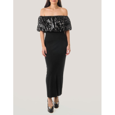 VESTIDO OBVIO ZUKI NEGRO