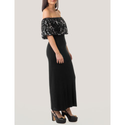VESTIDO OBVIO ZUKI NEGRO