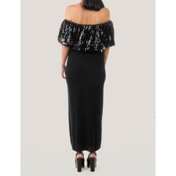 VESTIDO OBVIO ZUKI NEGRO