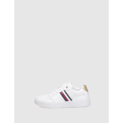ZAPATILLA TOMMY HILFIGER ELEVATED GLOBAL STRIPES SNEAKER BLANCO