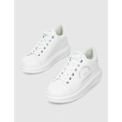 ZAPATILLA KARL LAGERFELD KAPRI METAL MAISON GLITTER BLANCO