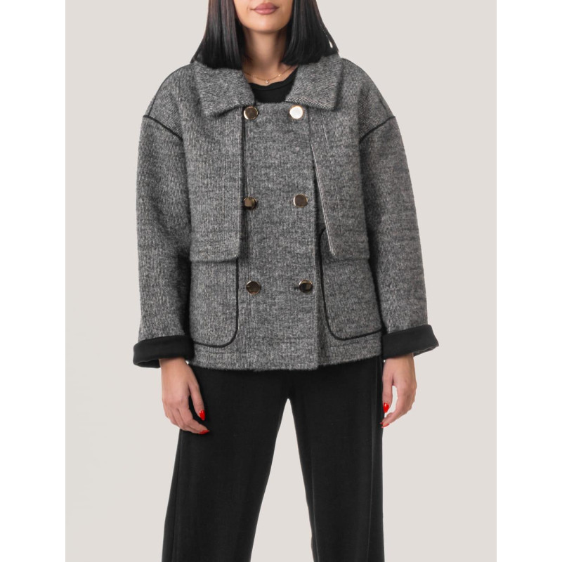 CHAQUETA OBVIO HIKARI GRIS