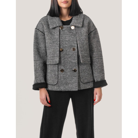 CHAQUETA OBVIO HIKARI GRIS