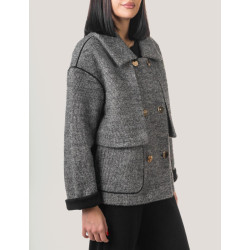 CHAQUETA OBVIO HIKARI GRIS