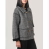 CHAQUETA OBVIO HIKARI GRIS