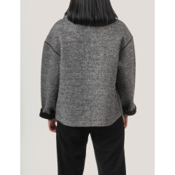 CHAQUETA OBVIO HIKARI GRIS