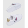 ZAPATILLA TOMMY HILFIGER ELEVATED GLOBAL STRIPES SNEAKER BLANCO