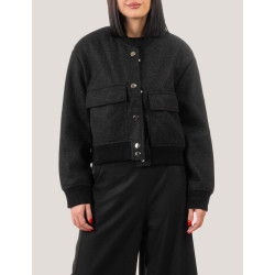 CHAQUETA OBVIO MAO NEGRO