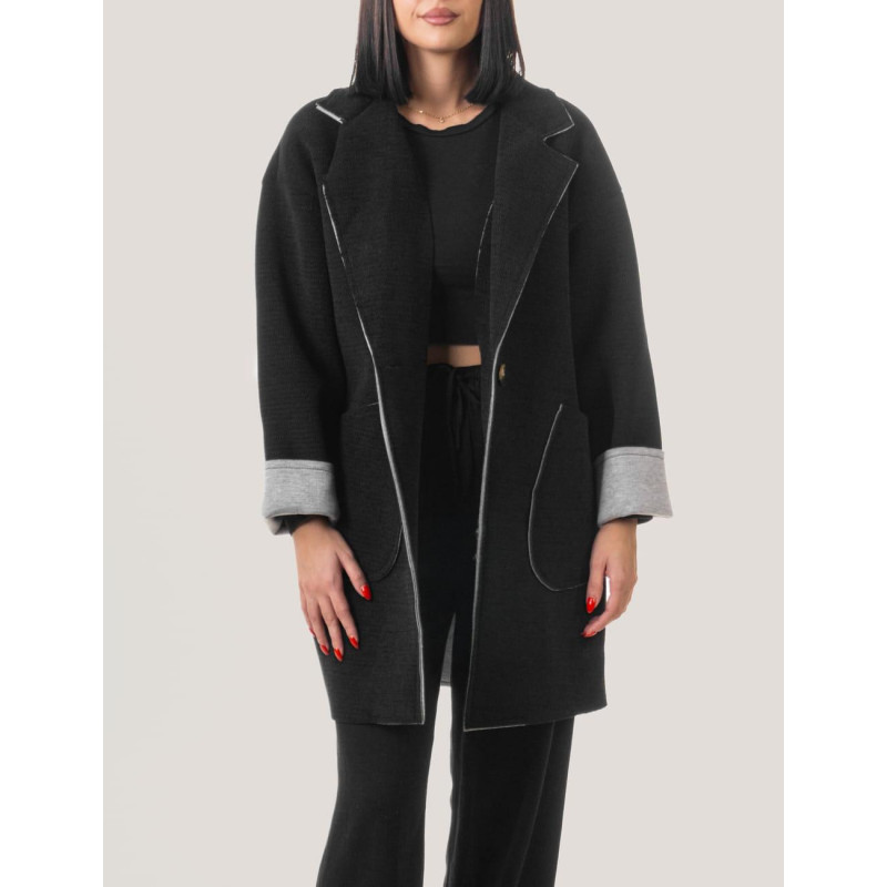 CHAQUETA OBVIO SAKURA NEGRO