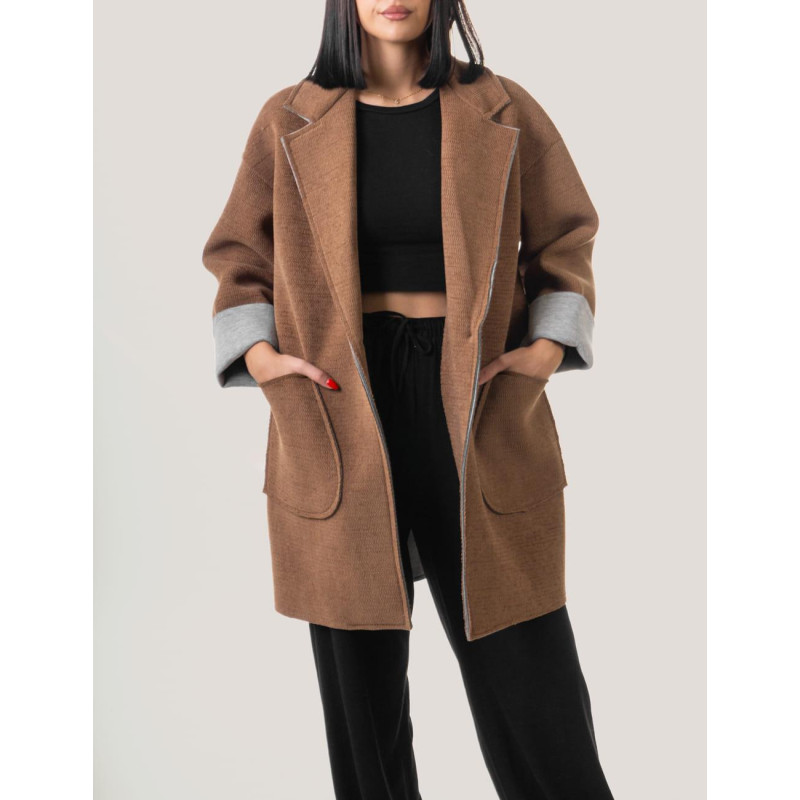 CHAQUETA OBVIO SAKURA MARRÓN