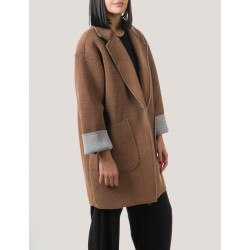 CHAQUETA OBVIO SAKURA MARRÓN
