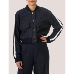 CHAQUETA OBVIO SHINJU AZUL