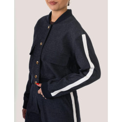 CHAQUETA OBVIO SHINJU AZUL