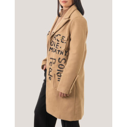 CHAQUETA OBVIO HIKARI TAUPE