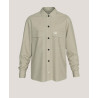 CAMISA CALVIN KLEIN CARGO OVERSHIRT BEIG