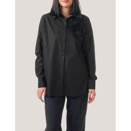 CAMISA OBVIO SAKI NEGRO