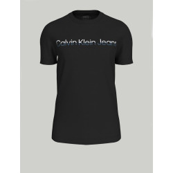 CAMISETA CALVIN KLEIN MIXED INSTITUTIONAL LOGO TEE NEGRO