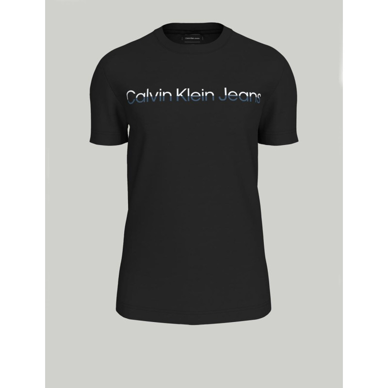 CAMISETA CALVIN KLEIN MIXED INSTITUTIONAL LOGO TEE NEGRO