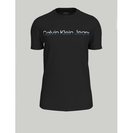CAMISETA CALVIN KLEIN MIXED INSTITUTIONAL LOGO TEE NEGRO