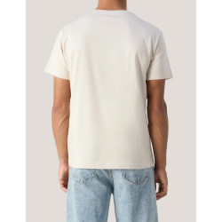 CAMISETA CALVIN KLEIN SMALL CK BOX TEE BEIG