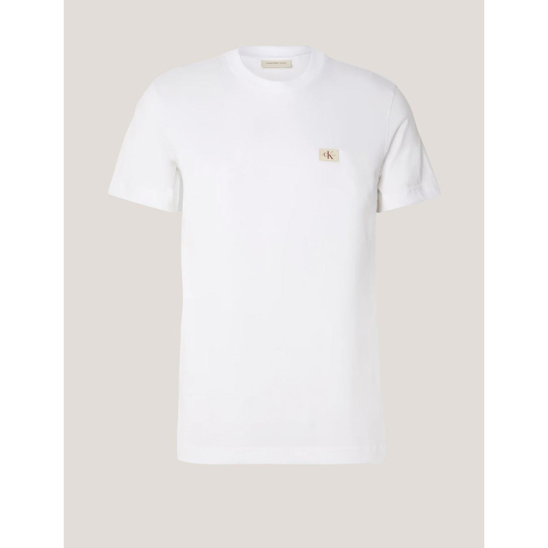 CAMISETA CALVIN KLEIN WOVEN LABEL REGULAR TEE BLANCO