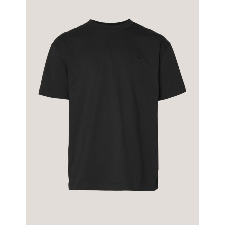 CAMISETA CALVIN KLEIN SOFT LAYERED MONOGRAM TEE NEGRO