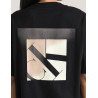 CAMISETA CALVIN KLEIN SOFT LAYERED MONOGRAM TEE NEGRO