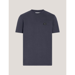 CAMISETA CALVIN KLEIN WOVEN LABEL REGULAR TEE AZUL