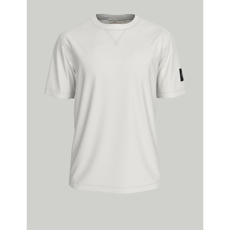 CAMISETA CALVIN KLEIN BADGE REGULAR TEE BLANCO