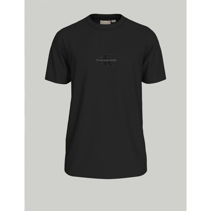 CAMISETA CALVIN KLEIN MONOLOGO TEE NEGRO