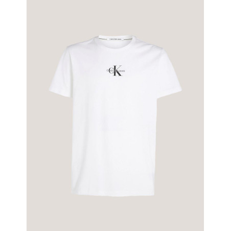 CAMISETA CALVIN KLEIN MONOLOGO TEE BLANCO