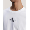 CAMISETA CALVIN KLEIN MONOLOGO TEE BLANCO