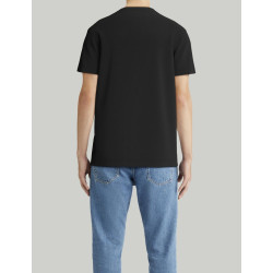 CAMISETA CALVIN KLEIN DISTRESSED MONOLOGO TEE NEGRO