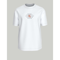 CAMISETA CALVIN KLEIN NYC STAMP GRAPHIC TEE BLANCO