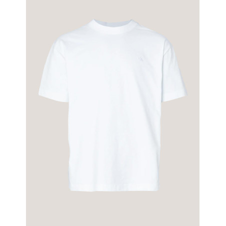 CAMISETA CALVIN KLEIN SOFT LAYERED MONOGRAM TEE BLANCO