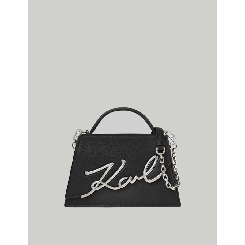 BOLSO KARL LAGERFED K/SIGNATURE 2.0 MD CORSSBODY NEGRO
