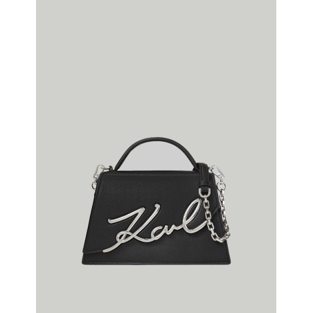 BOLSO KARL LAGERFED K/SIGNATURE 2.0 MD CORSSBODY NEGRO
