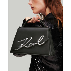 BOLSO KARL LAGERFED K/SIGNATURE 2.0 MD CORSSBODY NEGRO