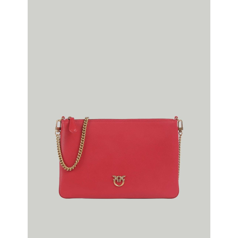 BOLSO PINKO FLAT CLASSIC ROJO