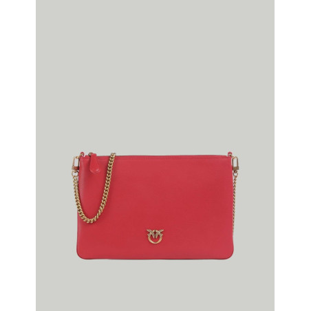 BOLSO PINKO FLAT CLASSIC ROJO