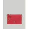 BOLSO PINKO FLAT CLASSIC ROJO