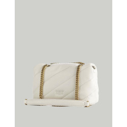 BOLSO PINKO LOVE PUFF MINI BLANCO