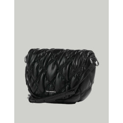 BOLSO KARL LAGERFED K/SIGNATURE KUILT CB NEGRO
