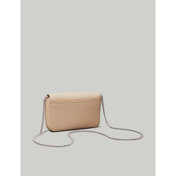 BOLSO CALVIN KLEIN MINIMAL MONOGRAM EW FLAP PH/CB19 BEIG