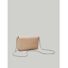 BOLSO CALVIN KLEIN MINIMAL MONOGRAM EW FLAP PH/CB19 BEIG