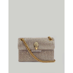 BOLSO KURT GEIGER FABRIC MINI KENSINGTON V  BEIG
