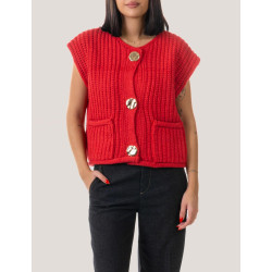 CHALECO OBVIO 26231 MIHO ROJO