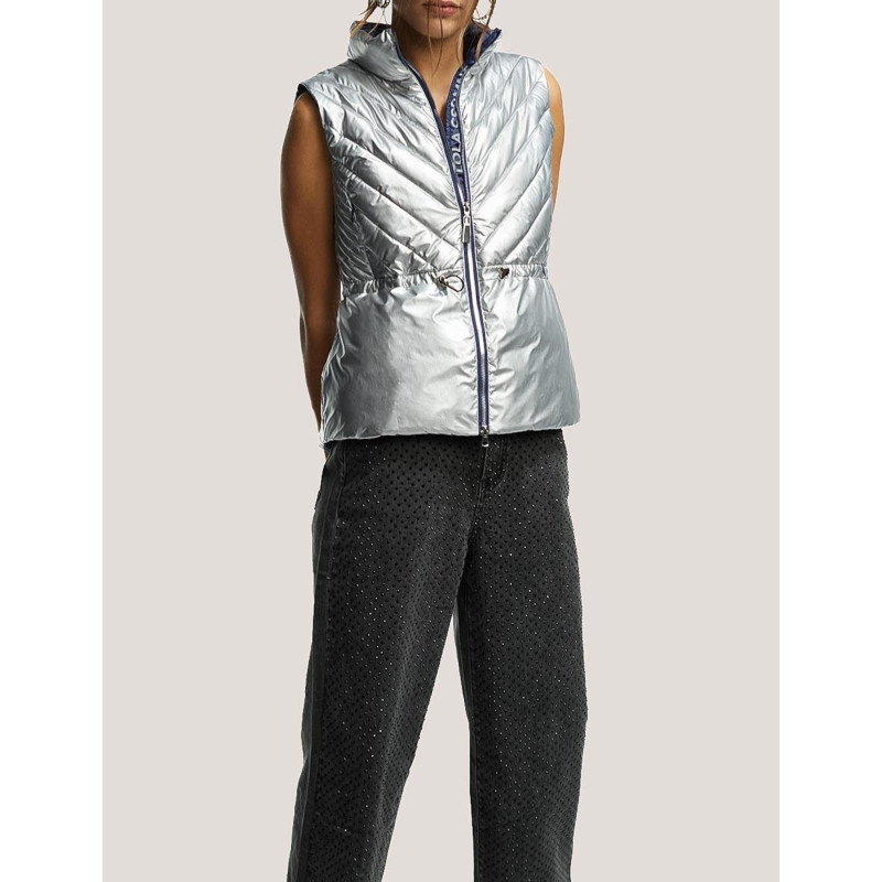 CHALECO LOLA CASADEMUNT LF2401003 PLATA