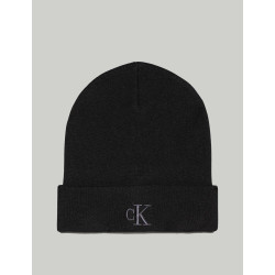GORRO CALVIN KLEIN THICK EMBROIDERY BEANIE NEGRO
